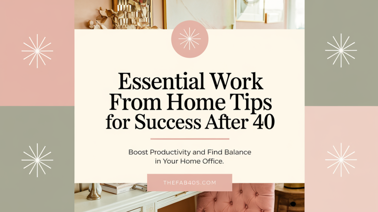 Essential Work From Home Tips for Success After 40