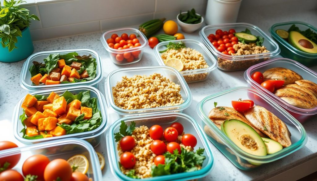 healthy eating meal prep nutritious foods