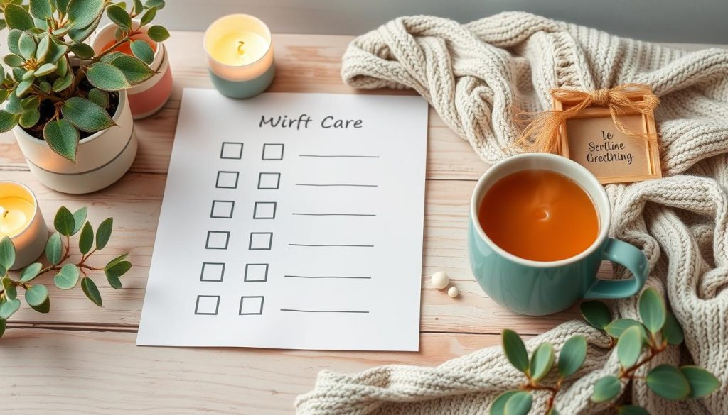 self-care checklist for mental health