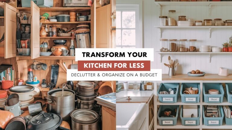 A Step-by-Step Guide to Decluttering and Organizing Your Kitchen on a Budget